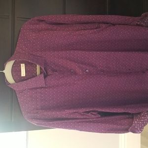 ETRO 44 Made in Italy men's button down shirt sz between L and XL